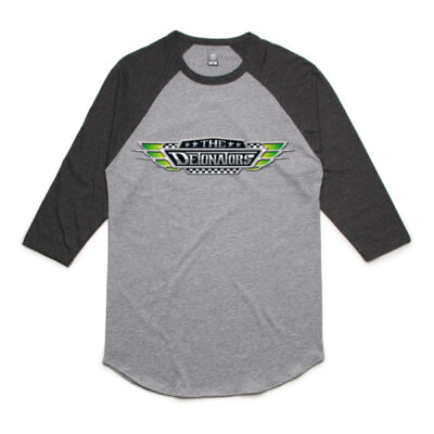 3/4 Raglan Green/Yellow Badge Thumbnail